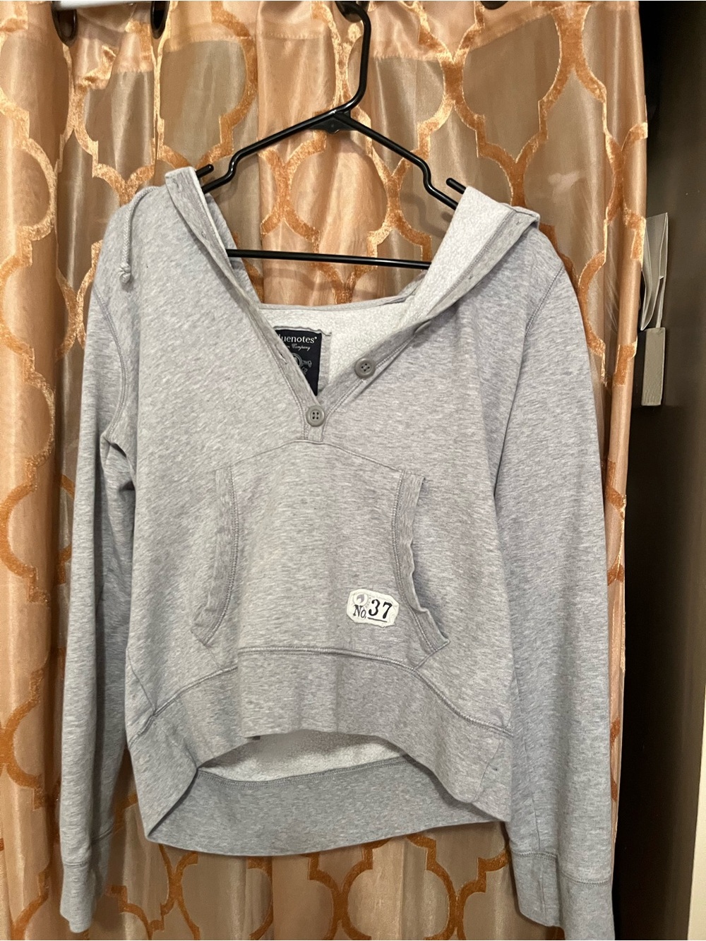 Grey bluenotes hoodie